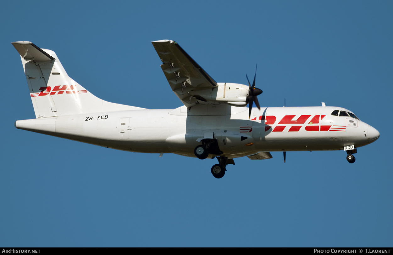 Aircraft Photo of ZS-XCD | ATR ATR-42-300/F | DHL International | AirHistory.net #339061