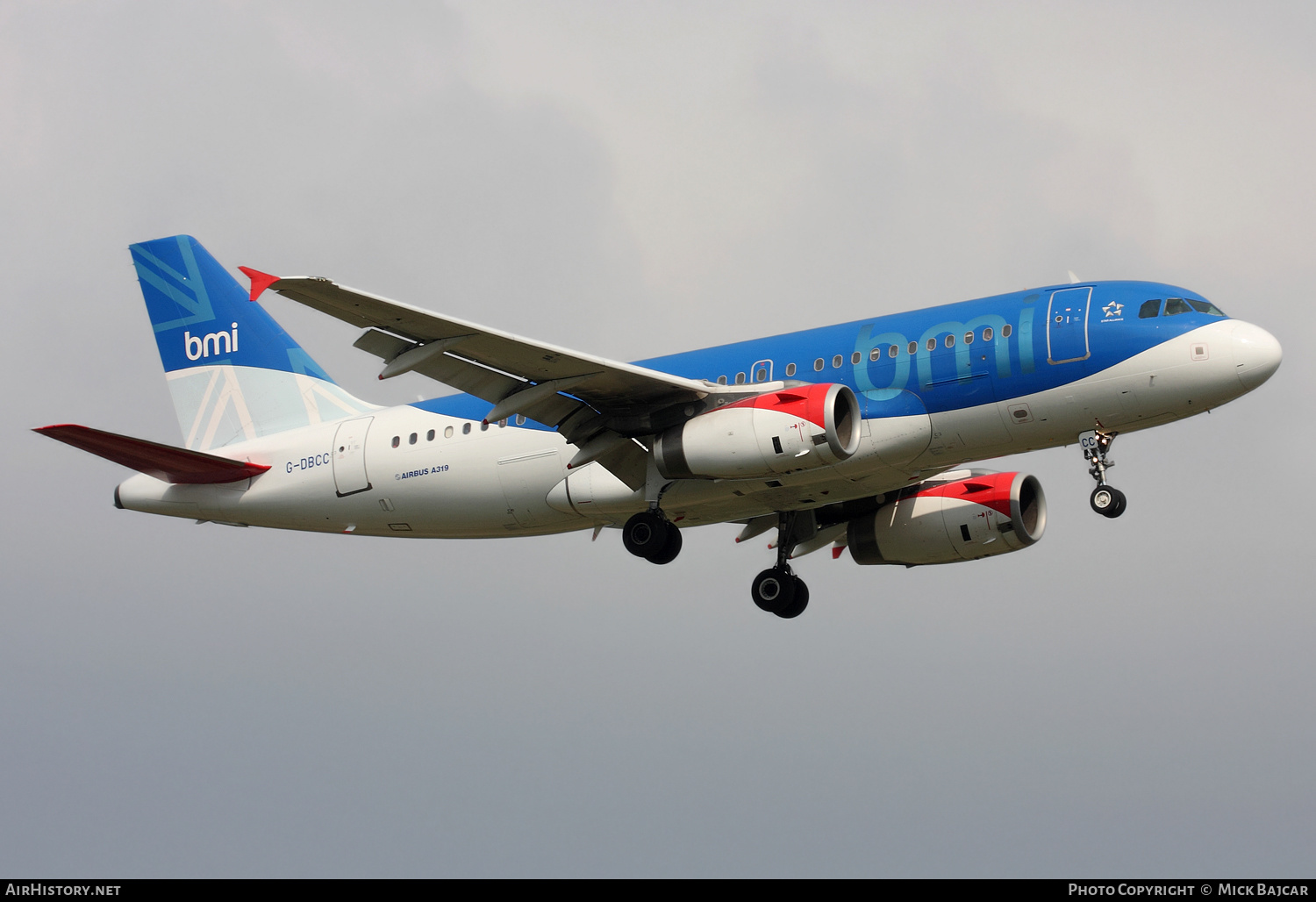 Aircraft Photo of G-DBCC | Airbus A319-131 | BMI - British Midland International | AirHistory.net #339062