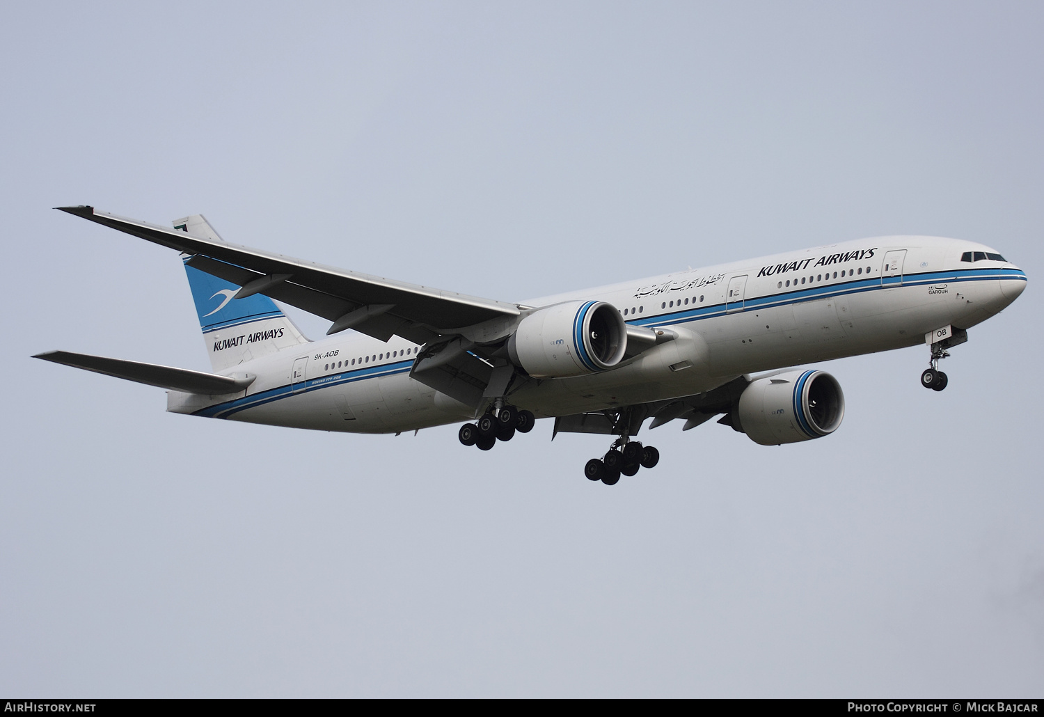 Aircraft Photo of 9K-AOB | Boeing 777-269/ER | Kuwait Airways | AirHistory.net #339070