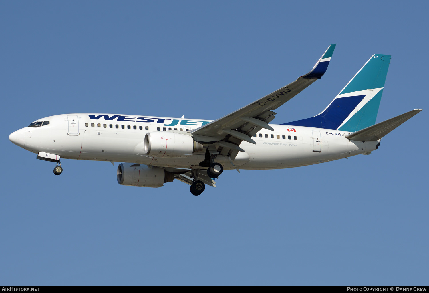 Aircraft Photo of C-GVWJ | Boeing 737-7CT | WestJet | AirHistory.net #339085