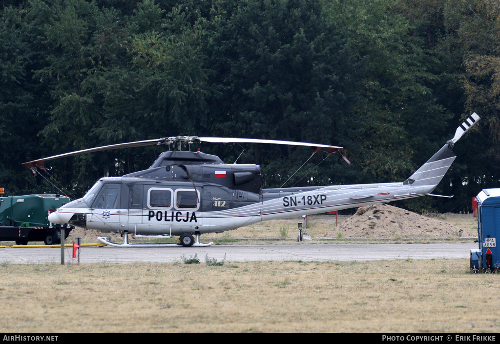 Aircraft Photo of SN-18XP | Bell 412HP | Poland - Police | AirHistory.net #339093