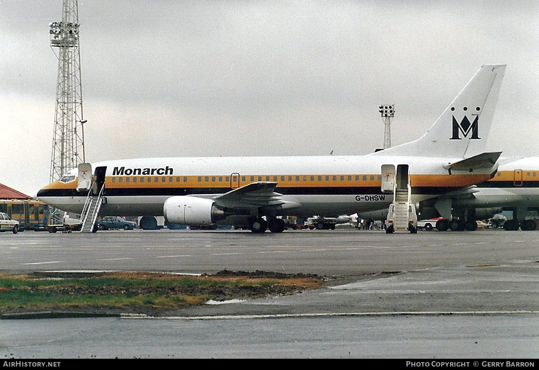 Aircraft Photo of G-DHSW | Boeing 737-3Y0 | Monarch Airlines | AirHistory.net #339095