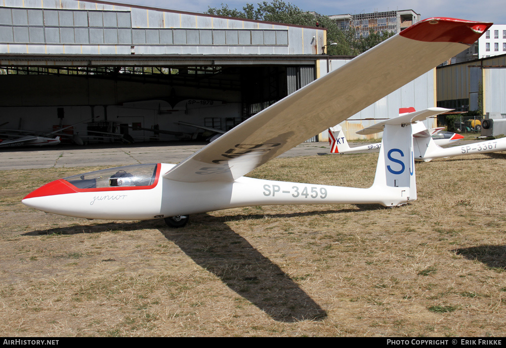 Aircraft Photo of SP-3459 | PZL-Bielsko SZD-51-1 Junior | AirHistory.net #339117