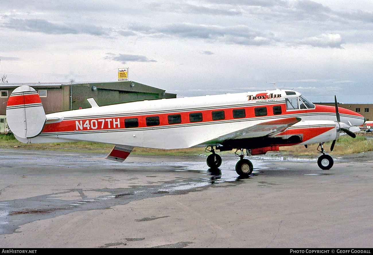 Aircraft Photo of N407TH | Volpar Turboliner | Troy Air | AirHistory.net #339120