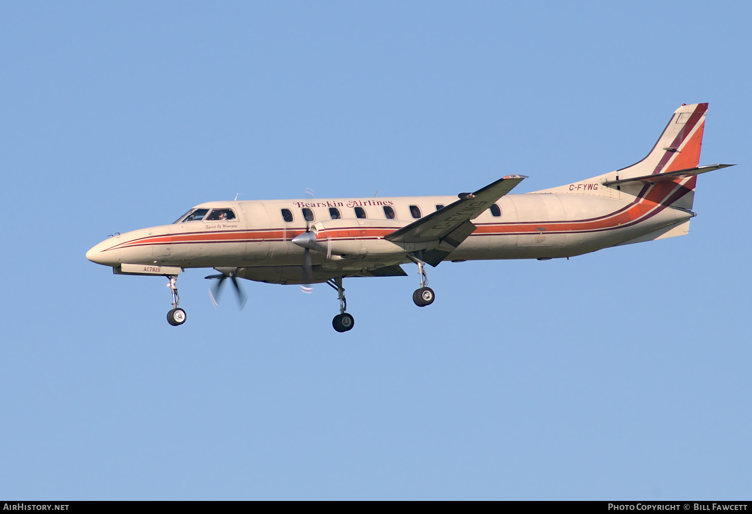 Aircraft Photo of C-FYWG | Fairchild SA-227AC Metro III | Bearskin Airlines | AirHistory.net #339131