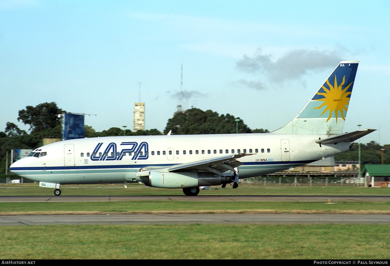 Aircraft Photo of LV-WNA | Boeing 737-2T4/Adv | LAPA - Líneas Aéreas Privadas Argentinas | AirHistory.net #339174