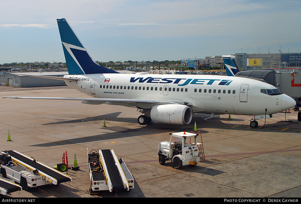 Aircraft Photo of C-GWCQ | Boeing 737-6CT | WestJet | AirHistory.net #339211