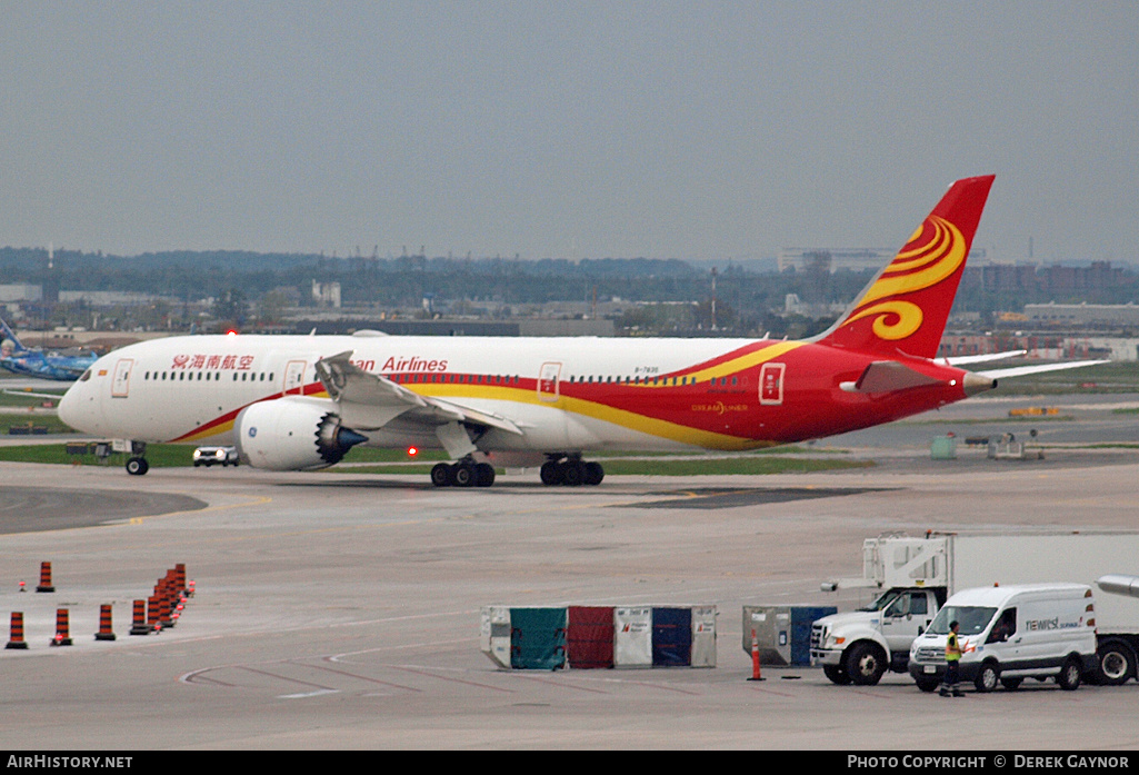 Aircraft Photo of B-7835 | Boeing 787-9 Dreamliner | Hainan Airlines | AirHistory.net #339223