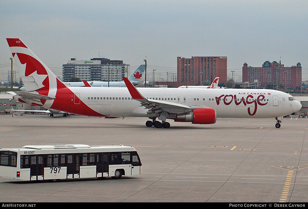 Aircraft Photo of C-GHLQ | Boeing 767-333/ER | Air Canada Rouge | AirHistory.net #339225