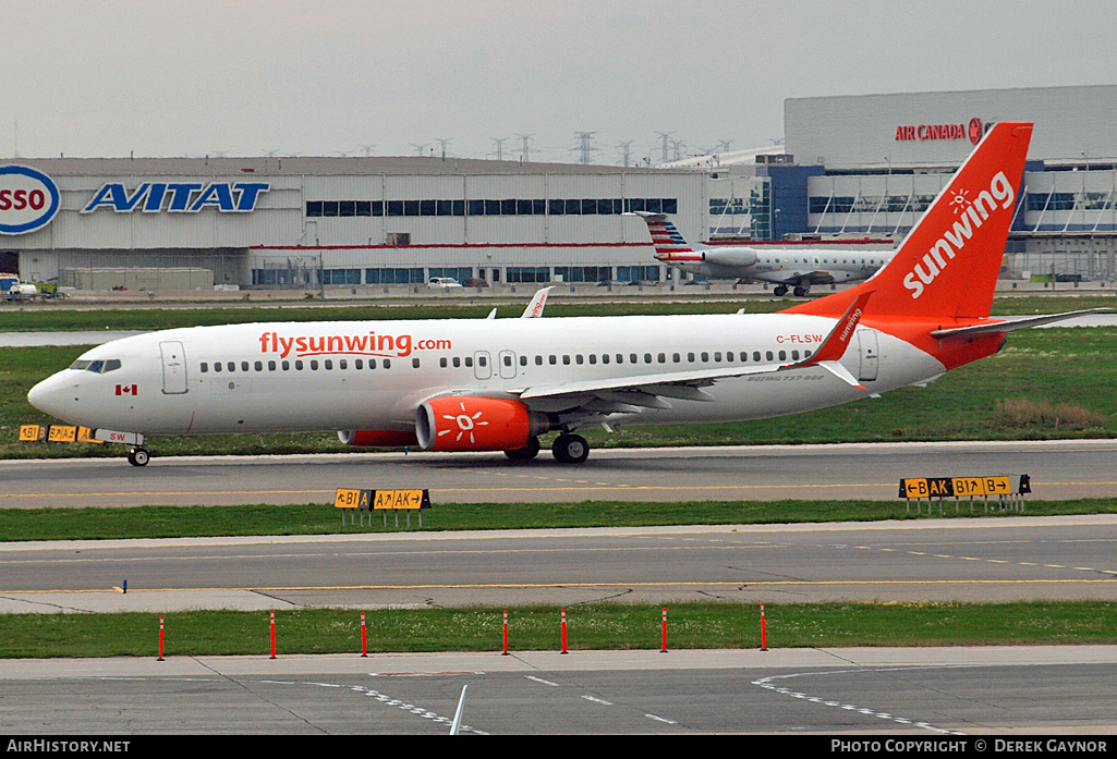Aircraft Photo of C-FLSW | Boeing 737-8HX | Sunwing Airlines | AirHistory.net #339231