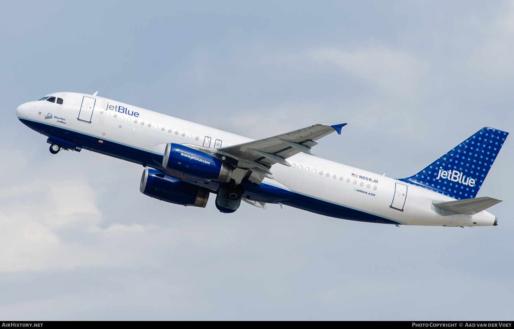 Aircraft Photo of N658JB | Airbus A320-232 | JetBlue Airways | AirHistory.net #339267