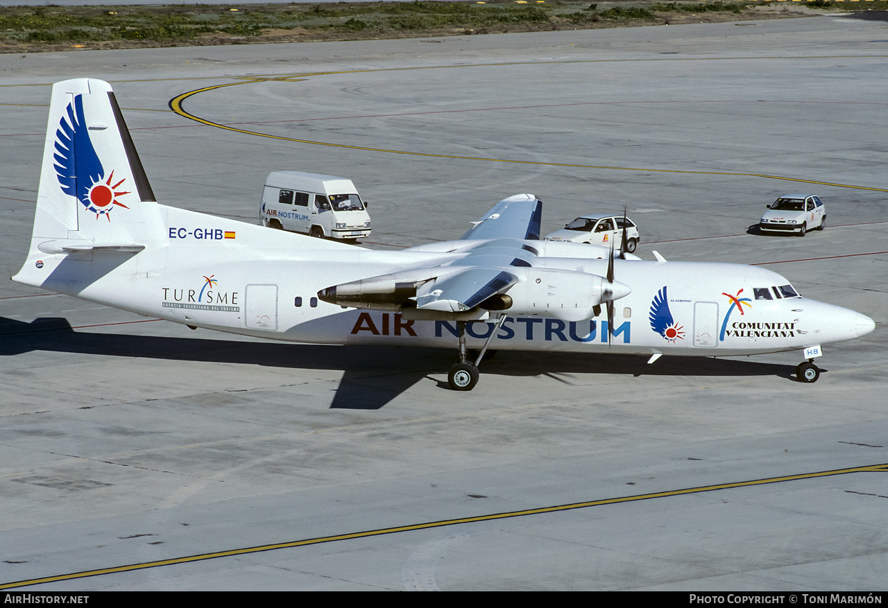 Aircraft Photo of EC-GHB | Fokker 50 | Air Nostrum | AirHistory.net #339280