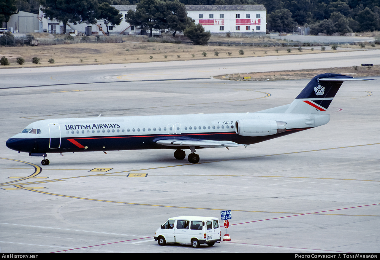 Aircraft Photo of F-GNLG | Fokker 100 (F28-0100) | British Airways | AirHistory.net #339289
