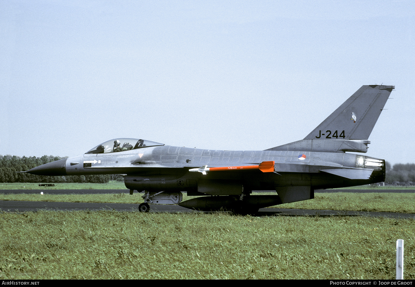 Aircraft Photo of J-244 | General Dynamics F-16A Fighting Falcon | Netherlands - Air Force | AirHistory.net #339301