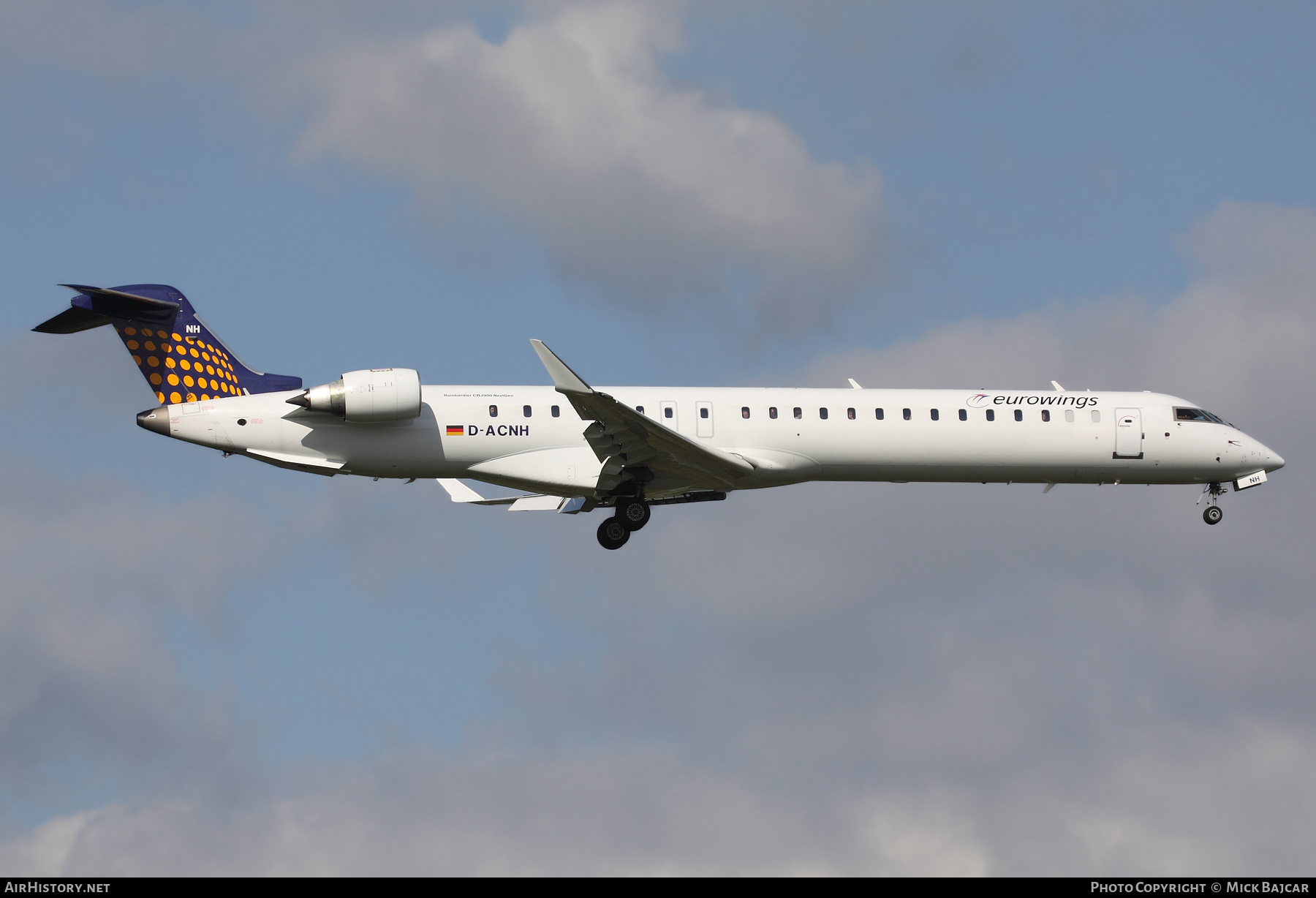 Aircraft Photo of D-ACNH | Bombardier CRJ-900LR (CL-600-2D24) | Eurowings | AirHistory.net #339316