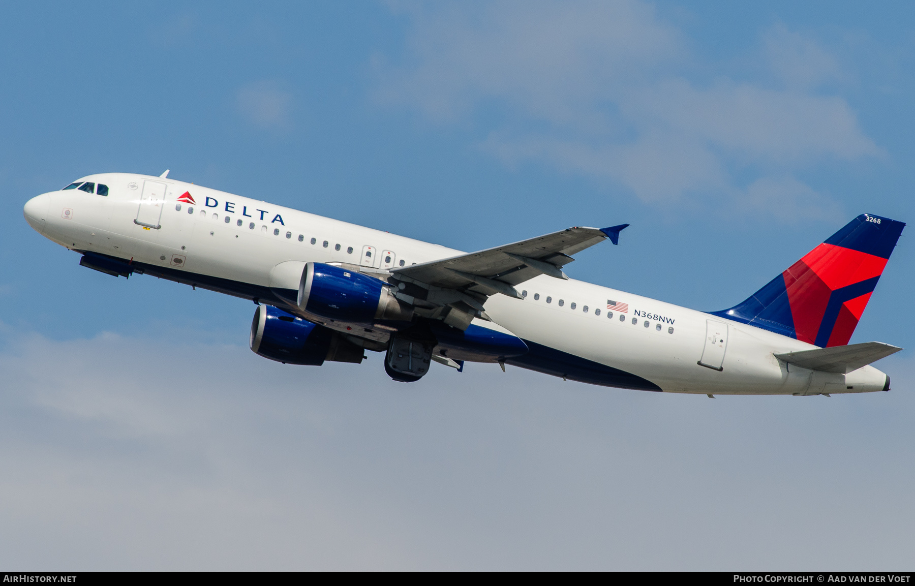 Aircraft Photo of N368NW | Airbus A320-212 | Delta Air Lines | AirHistory.net #339349