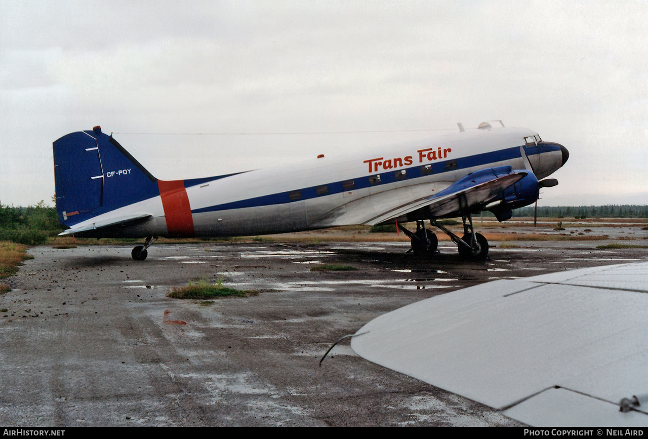 Aircraft Photo of CF-POY | Douglas DC-3C-S1C3G | Trans Fair | AirHistory.net #339356