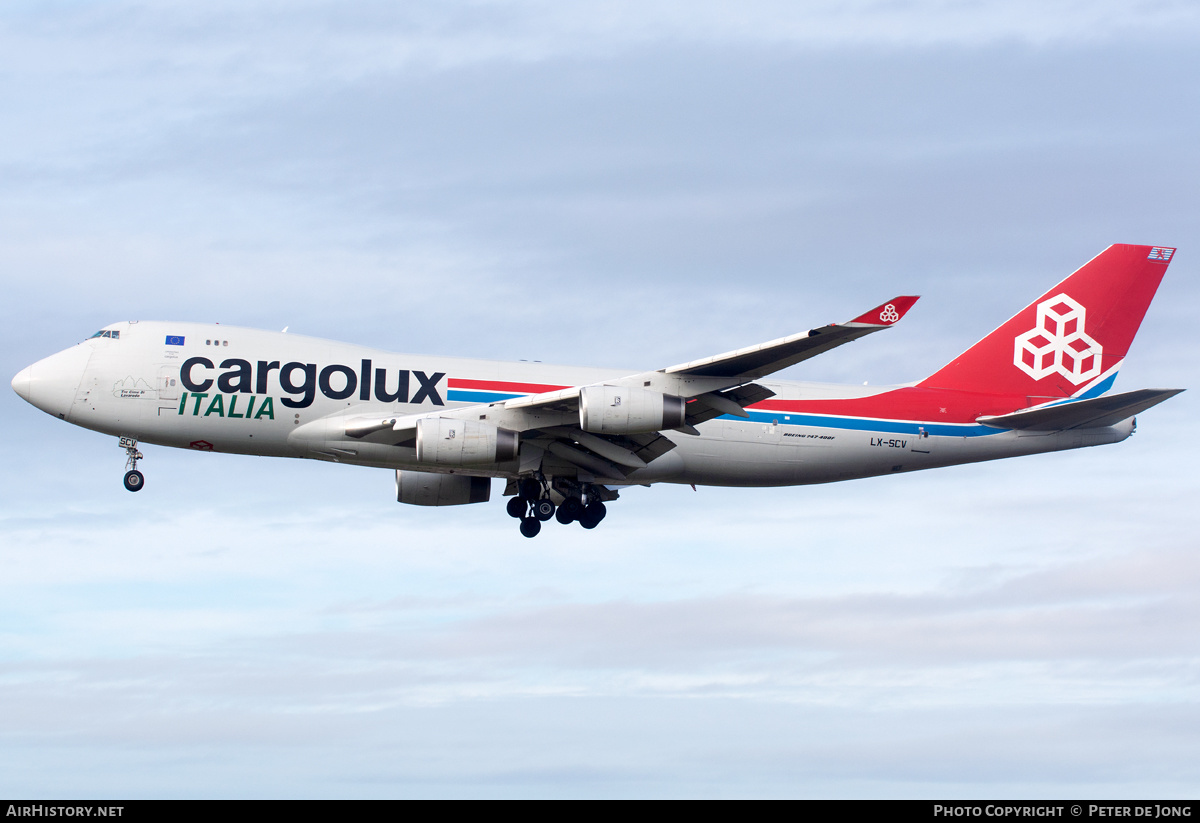 Aircraft Photo of LX-SCV | Boeing 747-4R7F/SCD | Cargolux Italia | AirHistory.net #339367