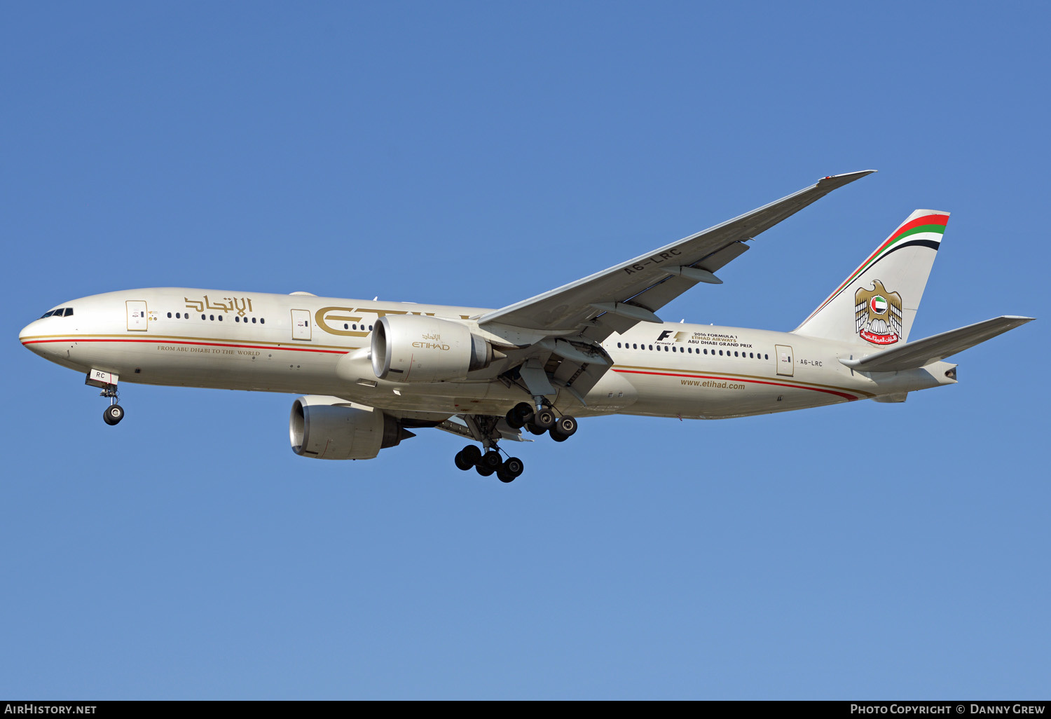Aircraft Photo of A6-LRC | Boeing 777-237/LR | Etihad Airways | AirHistory.net #339383