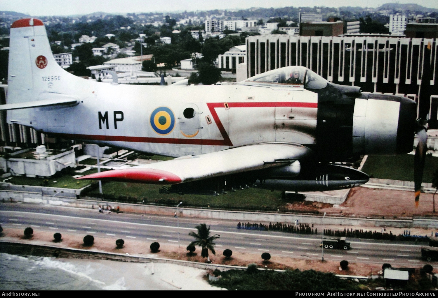 Aircraft Photo of TR-KMP / 126956 | Douglas A-1D Skyraider | Gabon - Air Force | AirHistory.net #339386