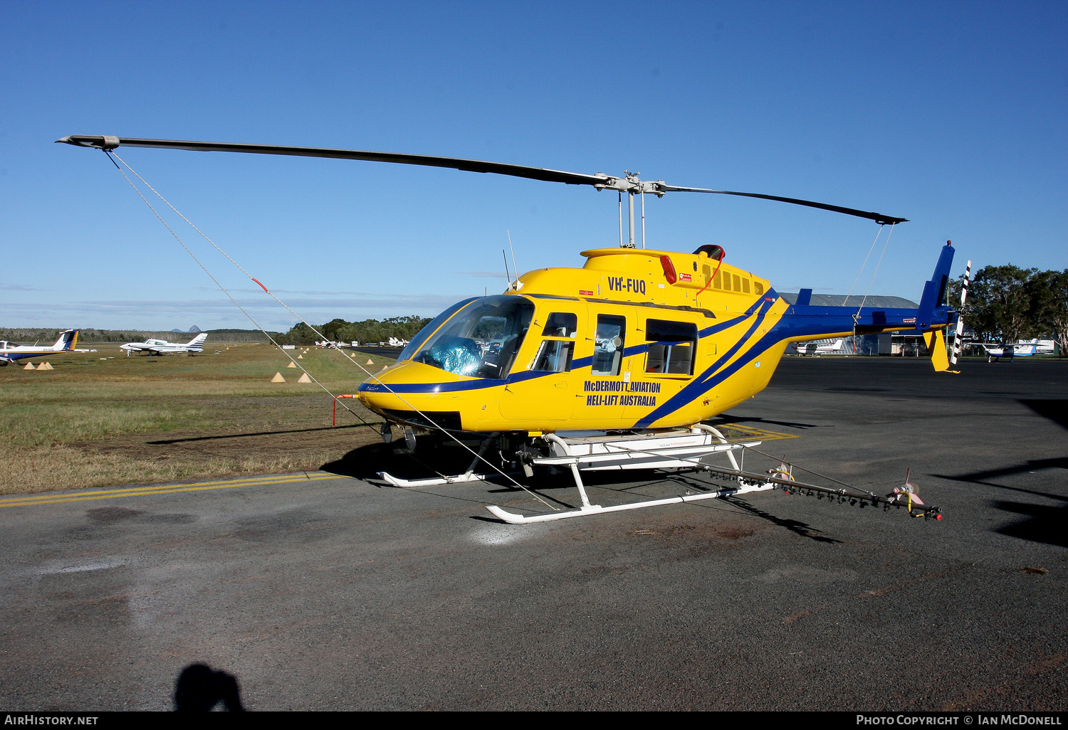 Aircraft Photo of VH-FUQ | Bell 206L-1 LongRanger II | McDermott Aviation | AirHistory.net #339388