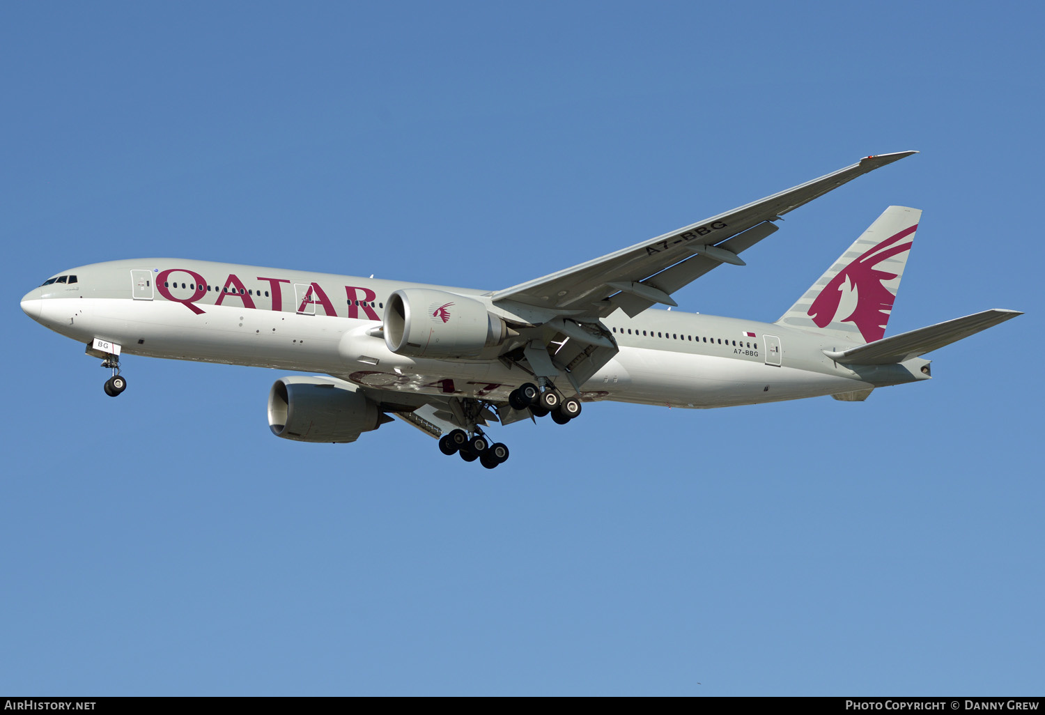 Aircraft Photo of A7-BBG | Boeing 777-2DZ/LR | Qatar Airways | AirHistory.net #339397