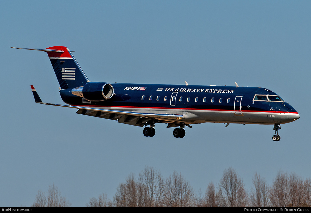 Aircraft Photo of N246PS | Bombardier CRJ-200ER (CL-600-2B19) | US Airways Express | AirHistory.net #339411