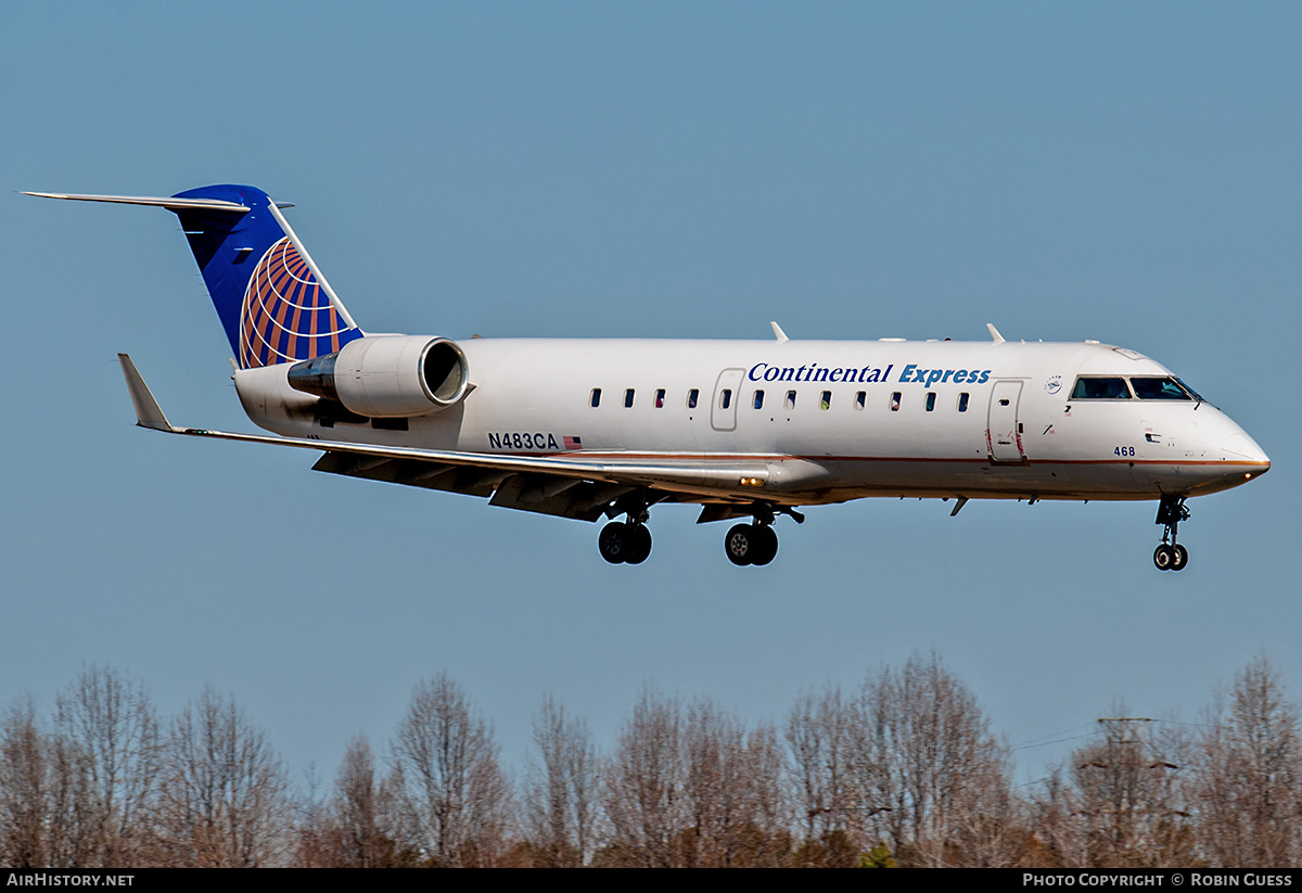 Aircraft Photo of N483CA | Bombardier CRJ-200ER (CL-600-2B19) | Continental Express | AirHistory.net #339414