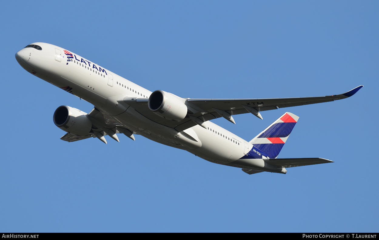 Aircraft Photo of PR-XTM | Airbus A350-941 | LATAM Airlines | AirHistory.net #339472