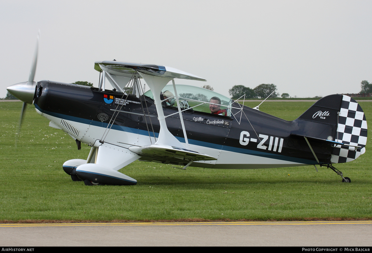 Aircraft Photo of G-ZIII | Aerotek Pitts S-2B Special | Norfolk University Technical College | AirHistory.net #339499