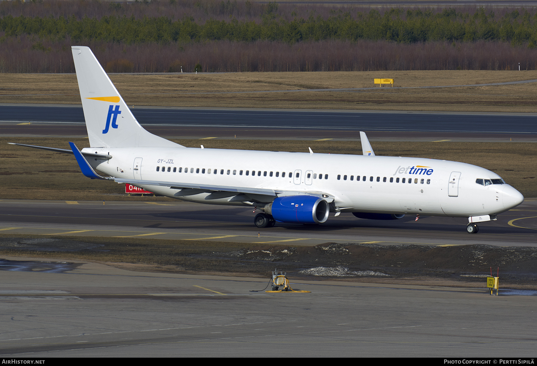 Aircraft Photo of OY-JZL | Boeing 737-804 | Jettime | AirHistory.net #339547