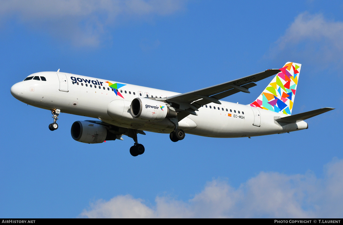 Aircraft Photo of EC-MQH | Airbus A320-214 | Gowair Vacation Airlines | AirHistory.net #339551