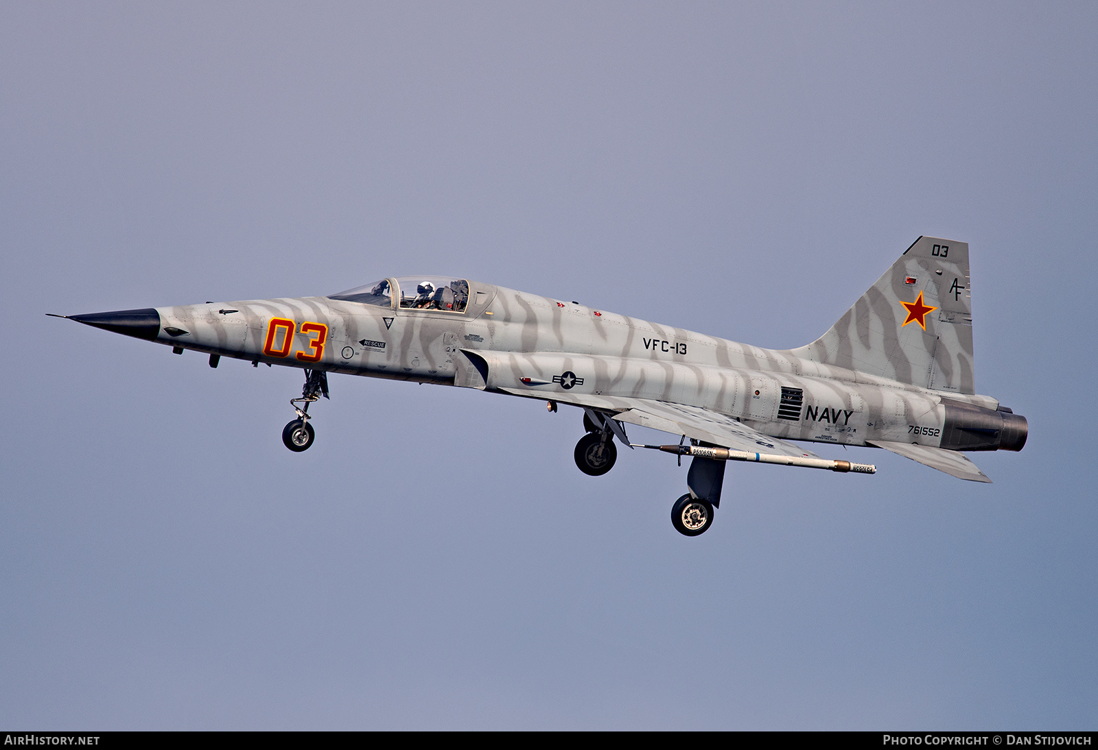 Aircraft Photo of 76-1552 | Northrop F-5N Tiger II | USA - Navy | AirHistory.net #339558
