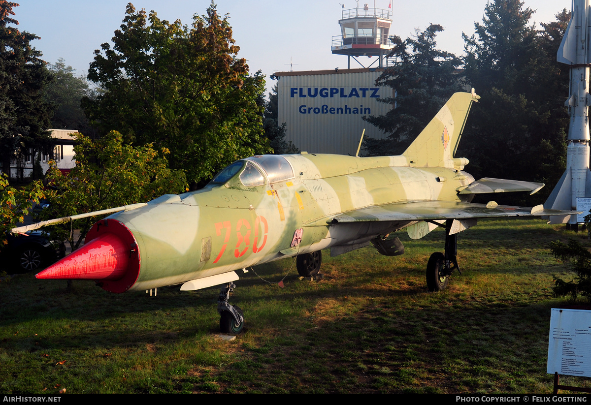 Aircraft Photo of 780 | Mikoyan-Gurevich MiG-21SPS | East Germany - Air Force | AirHistory.net #339619