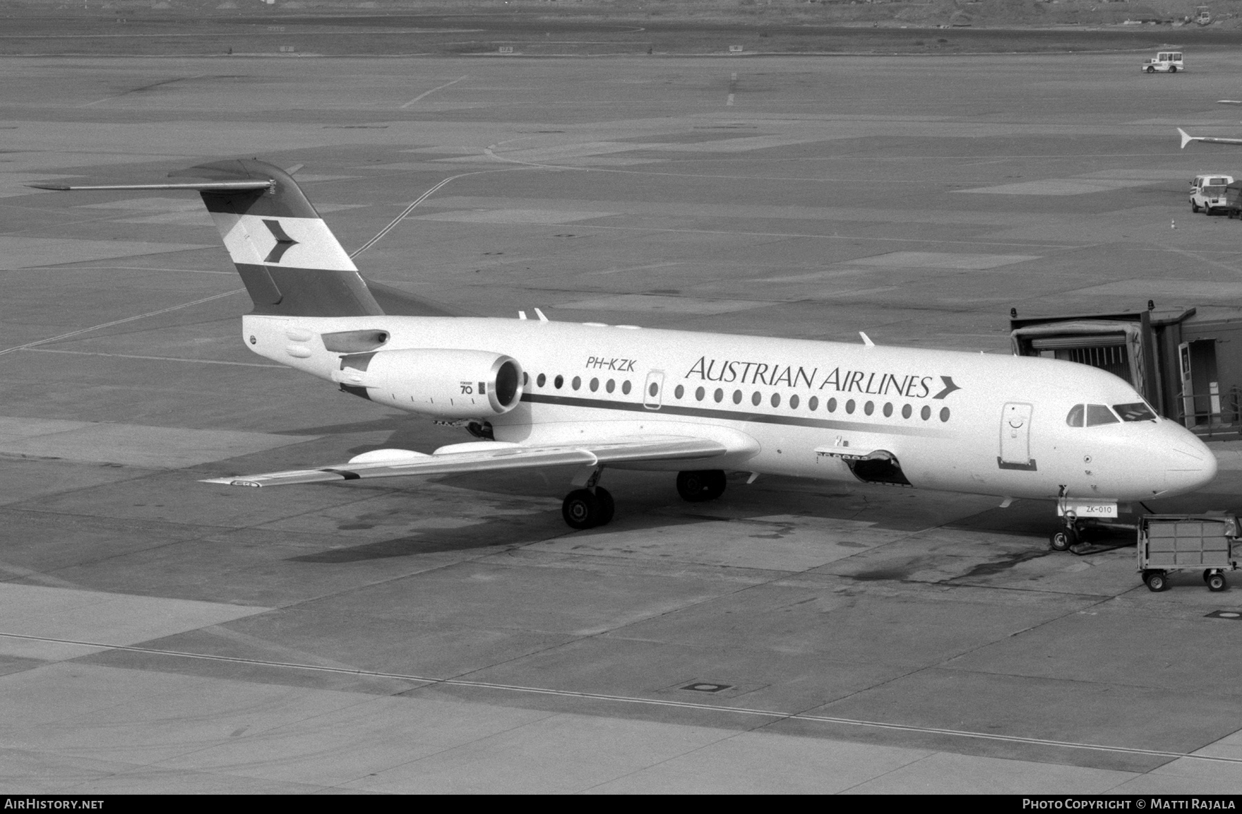 Aircraft Photo of PH-KZK | Fokker 70 (F28-0070) | Austrian Airlines | AirHistory.net #339737