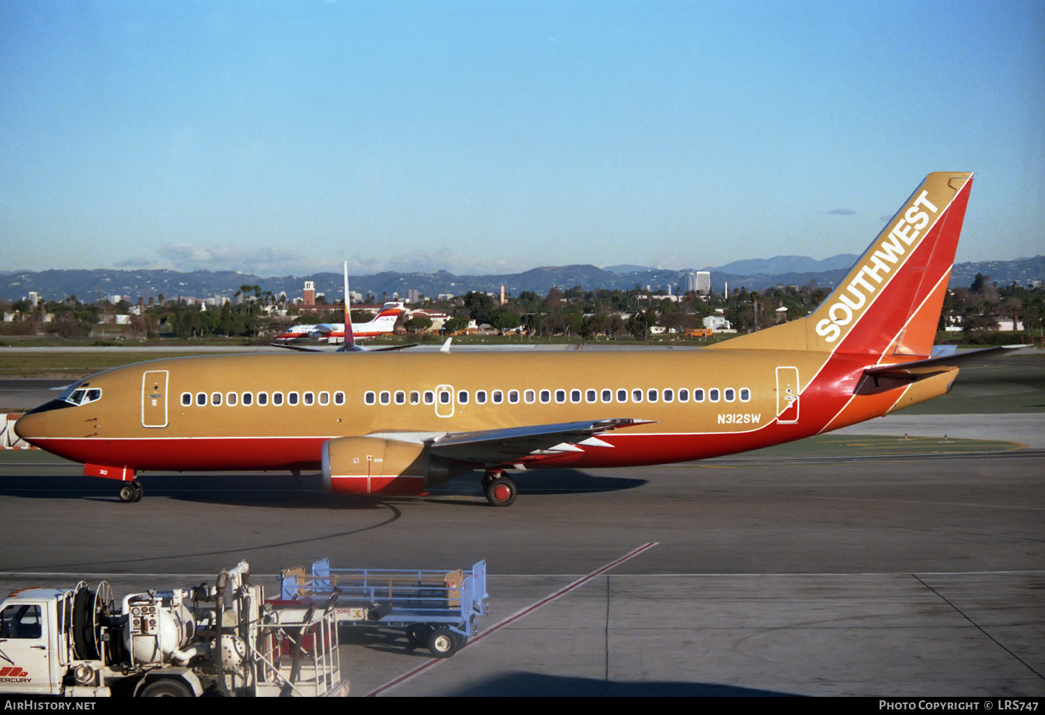 Aircraft Photo of N312SW | Boeing 737-3H4 | Southwest Airlines | AirHistory.net #339749