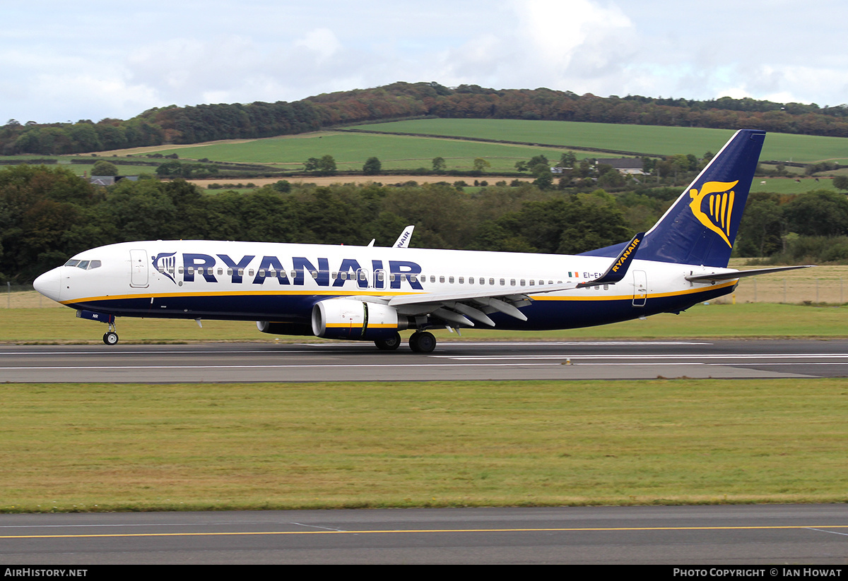 Aircraft Photo of EI-ENR | Boeing 737-8AS | Ryanair | AirHistory.net #339770