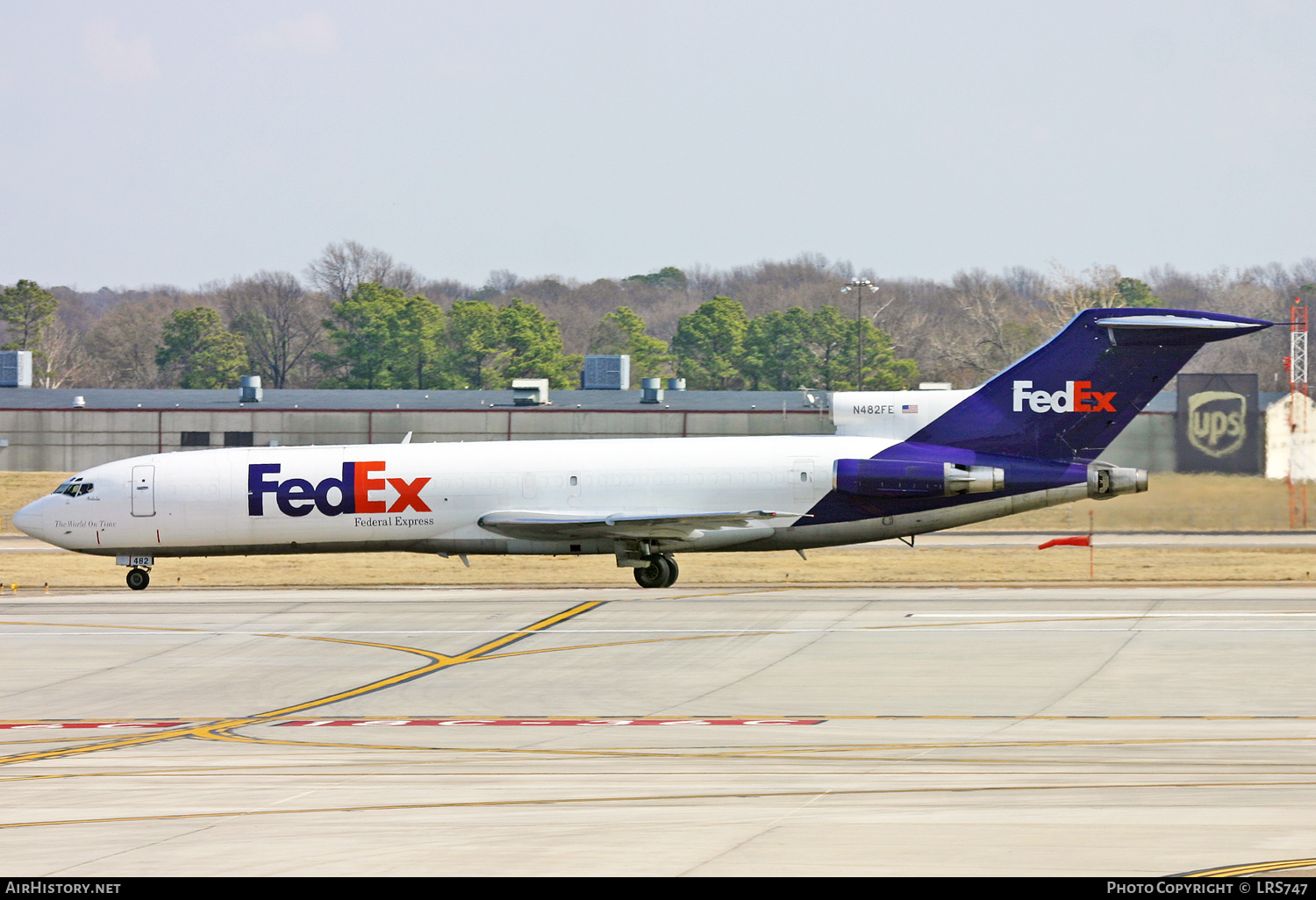 Aircraft Photo of N482FE | Boeing 727-227/Adv(F) | Fedex - Federal Express | AirHistory.net #339772