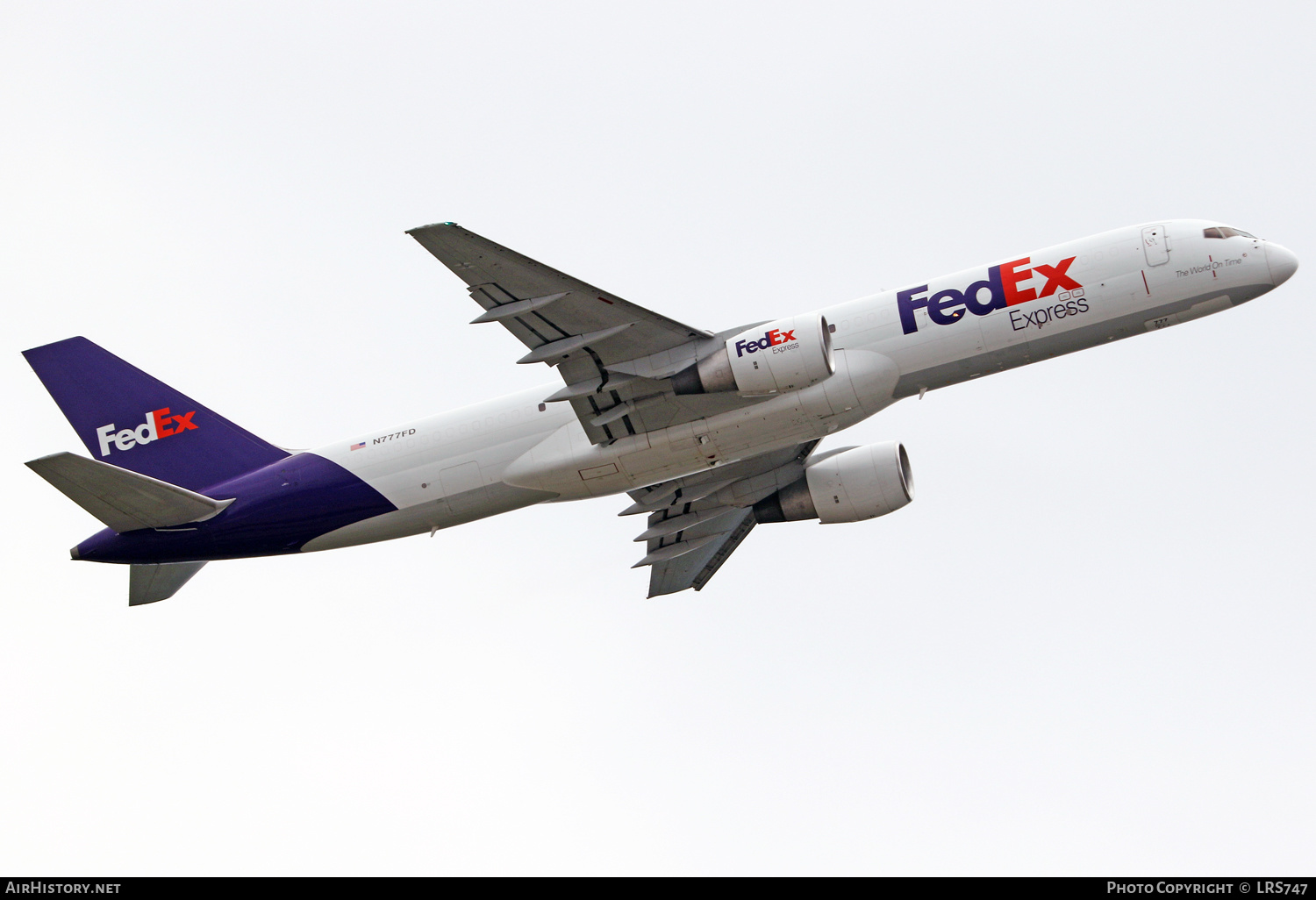 Aircraft Photo of N777FD | Boeing 757-222(SF) | FedEx Express | AirHistory.net #339783