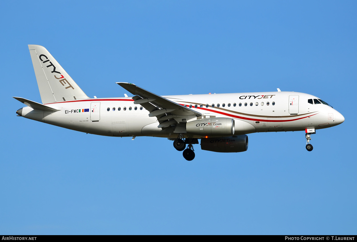 Aircraft Photo of EI-FWC | Sukhoi SSJ-100-95B Superjet 100 (RRJ-95B) | CityJet | AirHistory.net #339790