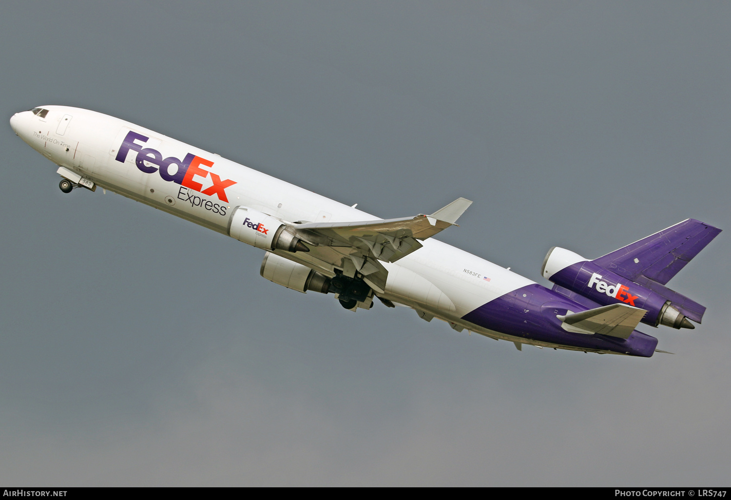 Aircraft Photo of N583FE | McDonnell Douglas MD-11F | FedEx Express | AirHistory.net #339806