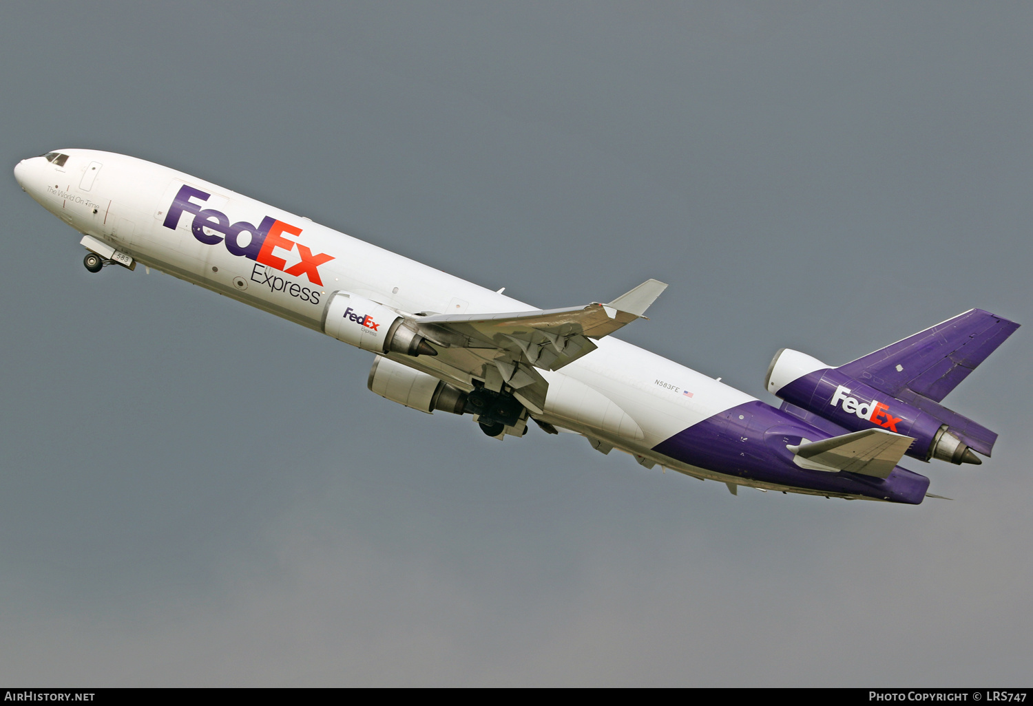 Aircraft Photo of N583FE | McDonnell Douglas MD-11F | FedEx Express - Federal Express | AirHistory.net #339806