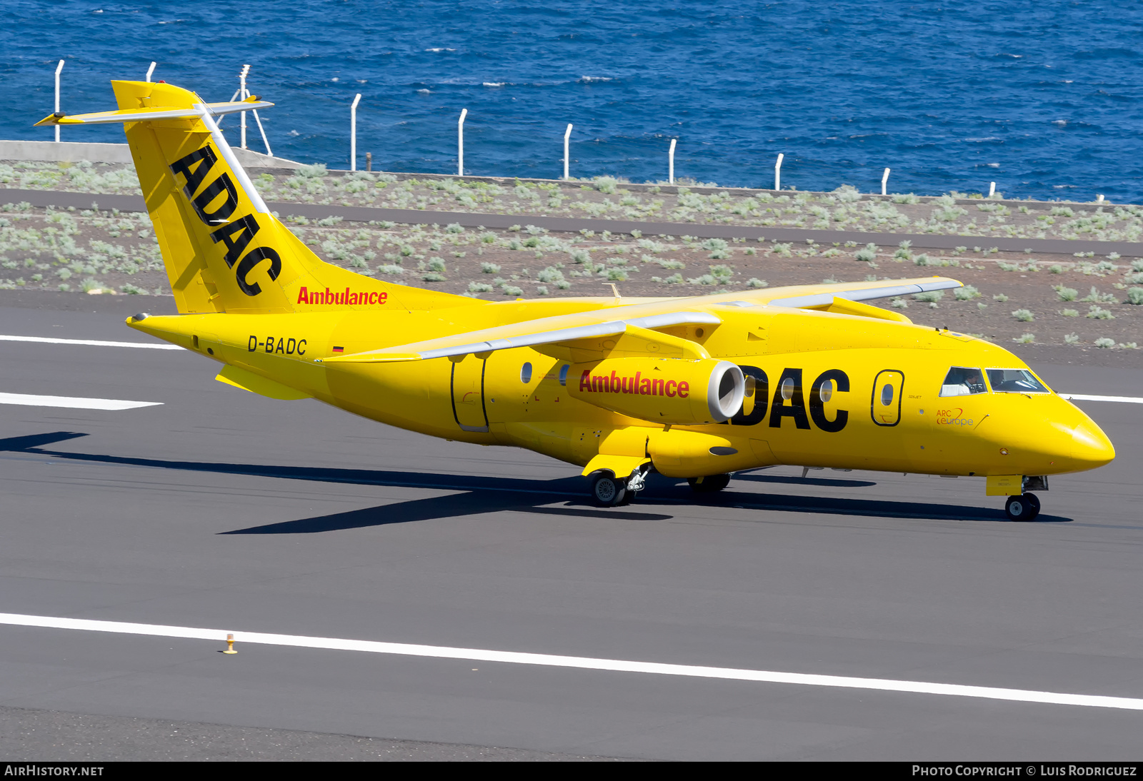 Aircraft Photo of D-BADC | Fairchild Dornier 328-310 328JET | ADAC Luftrettung | AirHistory.net #339813