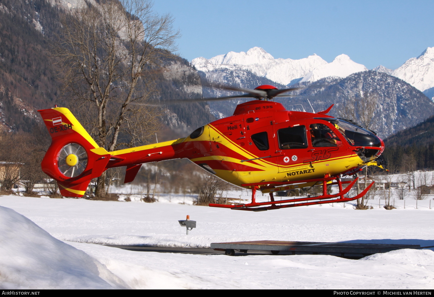 Aircraft Photo of OE-XSH | Eurocopter EC-135T-1 | SHS - Schider Helicopter Service | AirHistory.net #339851