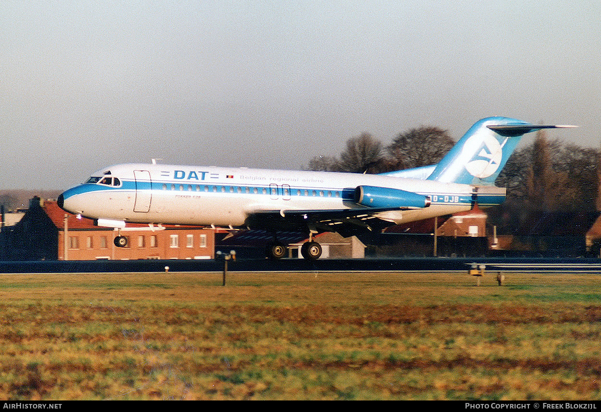 Aircraft Photo of OO-DJB | Fokker F28-4000 Fellowship | Delta Air Transport - DAT | AirHistory.net #339895