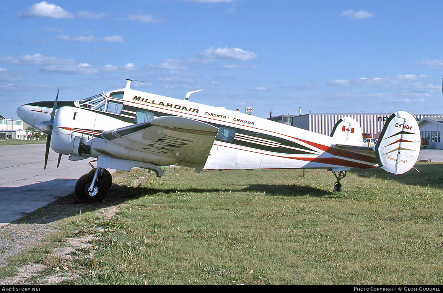 Aircraft Photo of C-FWDV | Beech E18S-9700 | Millardair | AirHistory.net #339900
