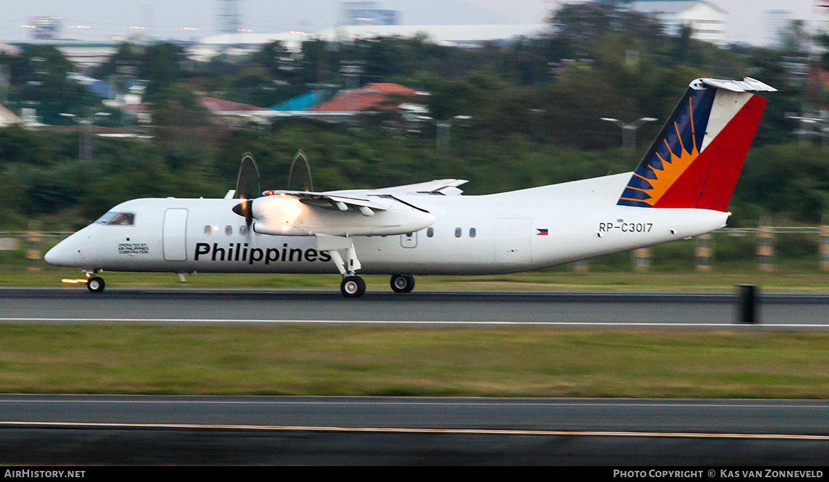 Aircraft Photo of RP-C3017 | Bombardier DHC-8-314Q Dash 8 | Philippine Airlines | AirHistory.net #339938