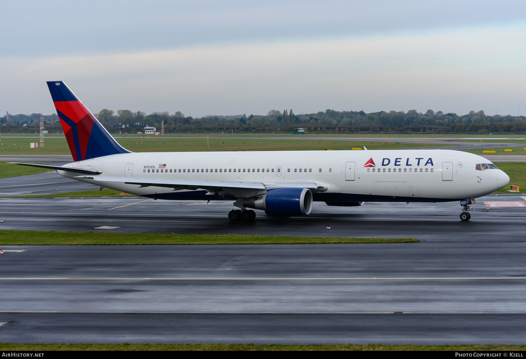 Aircraft Photo of N155DL | Boeing 767-3P6/ER | Delta Air Lines | AirHistory.net #339942