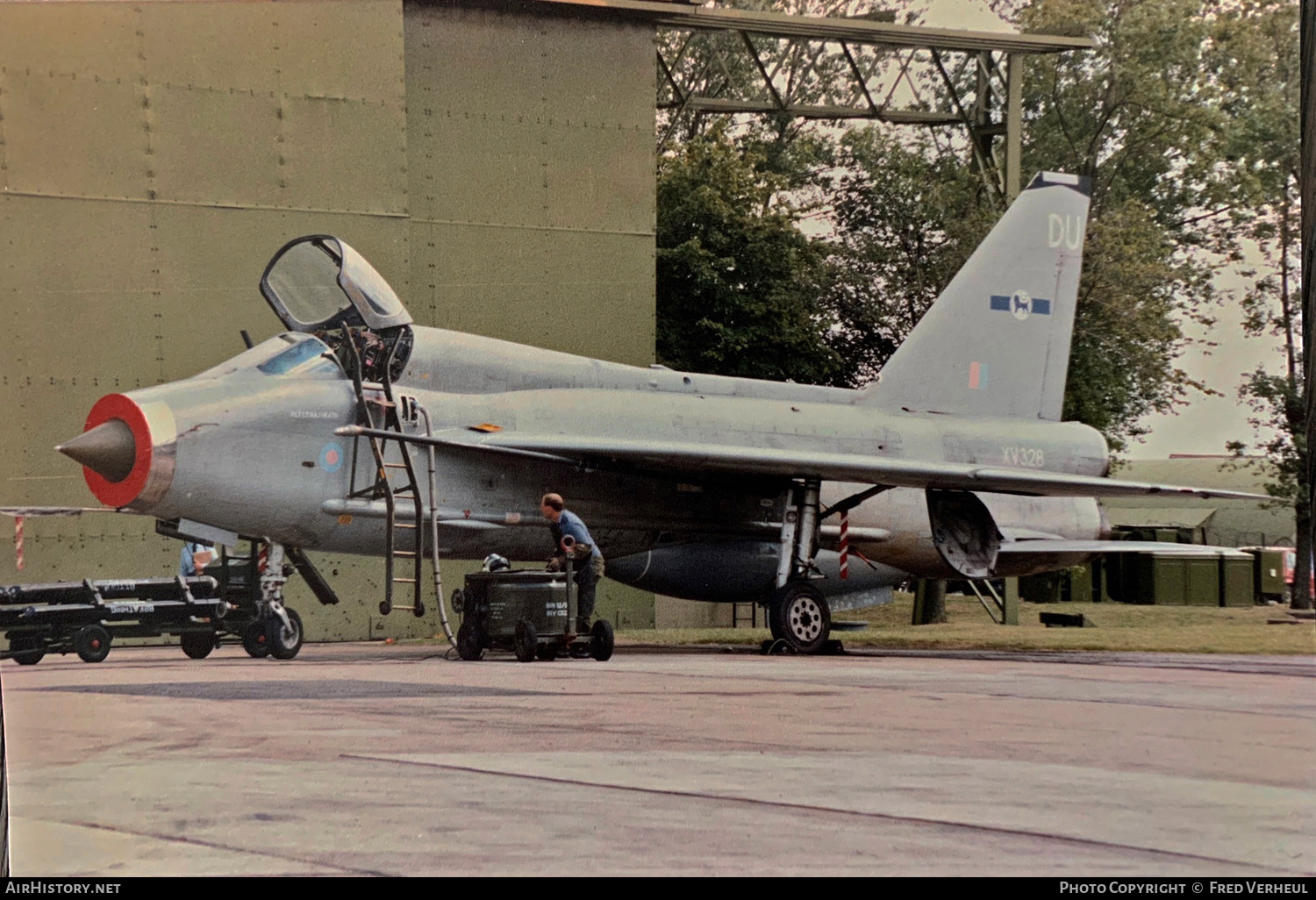 Aircraft Photo of XV328 | English Electric Lightning T5 | AirHistory.net #339952