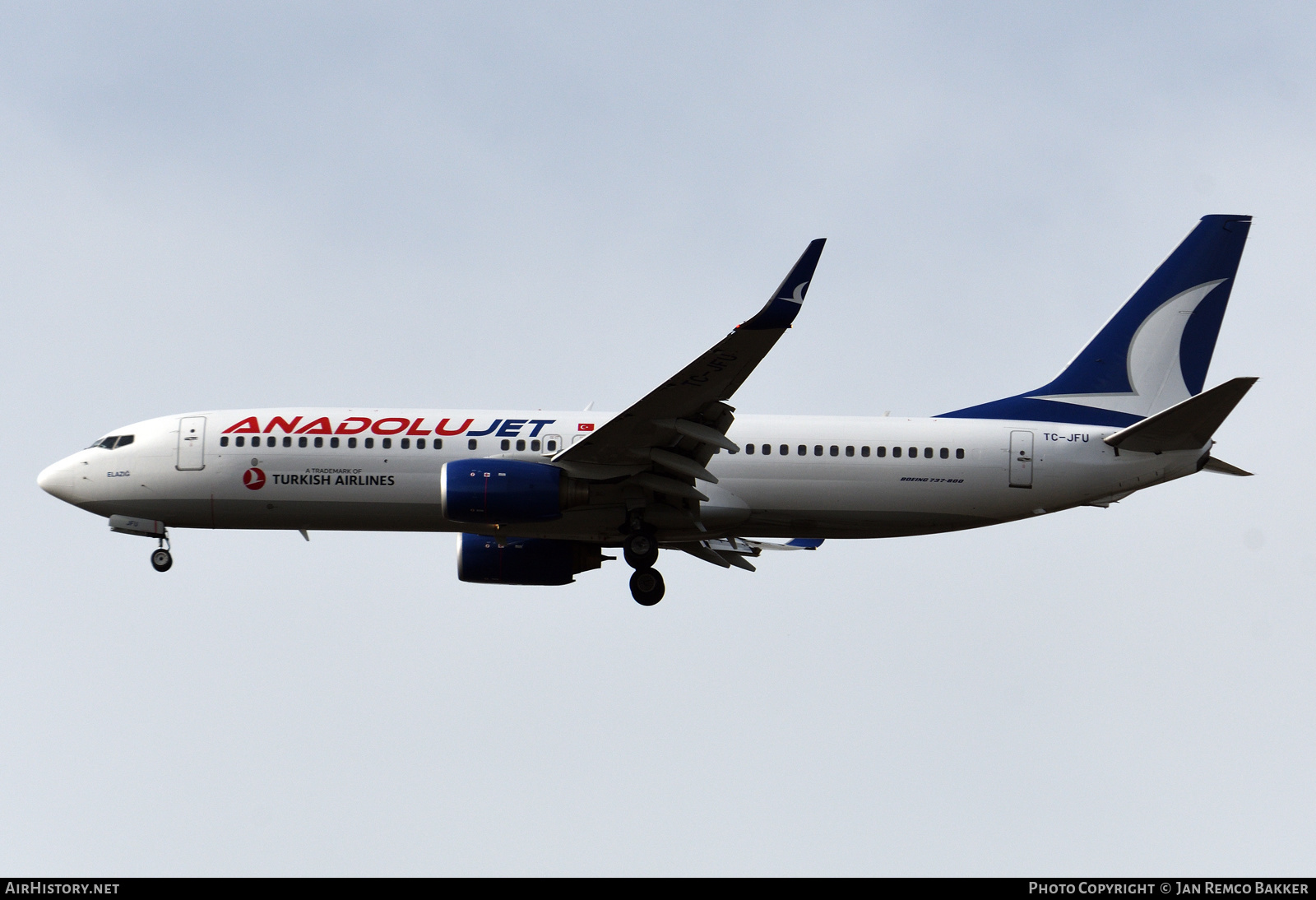Aircraft Photo of TC-JFU | Boeing 737-8F2 | AnadoluJet | AirHistory.net #339957